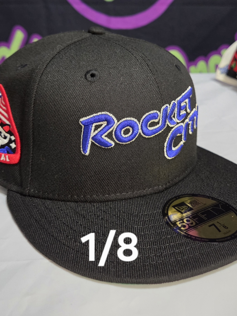 New Era 7 1/8 - Topperz Glow in the Dark Rocket City Trash Pandas